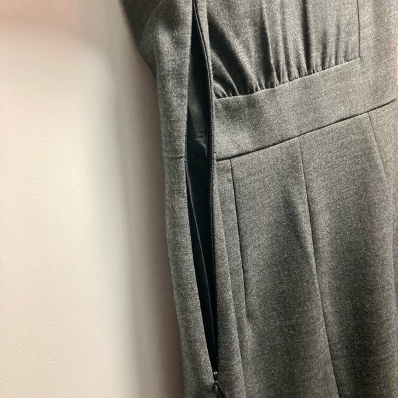 DONATED - J Crew Wool Blend Suiting Dress Charcoal Grey Size 6 EUC - Picture 3 of 5